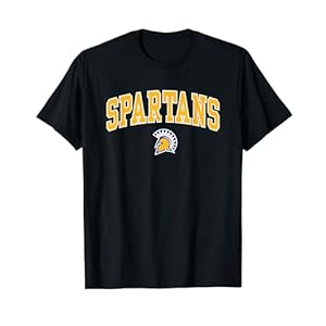 San Jose State Spartans Arch Over Logo Officially Licensed T-Shirt