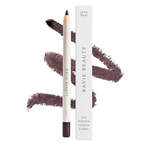 Ravie Beauty Soft Definition Longwear Eyeliner Pencil – Soft, Blendable, Waterproof & Smudge-Resistant Eye Liner for Everyday Natural Look – Vegan, Cruelty-Free, Clean Formula (Drift)