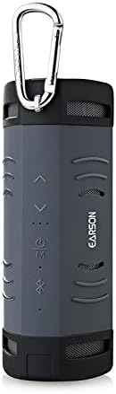 Earson Waterproof Outdoor Speaker Stereo Shockproof Wireless Bluetooth 4.0 Music Speakers Portable Loudspeaker Support Tf Card (Grey)