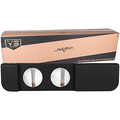 Skar Audio Dual 10" Sealed F-150 SuperCrew Enclosure