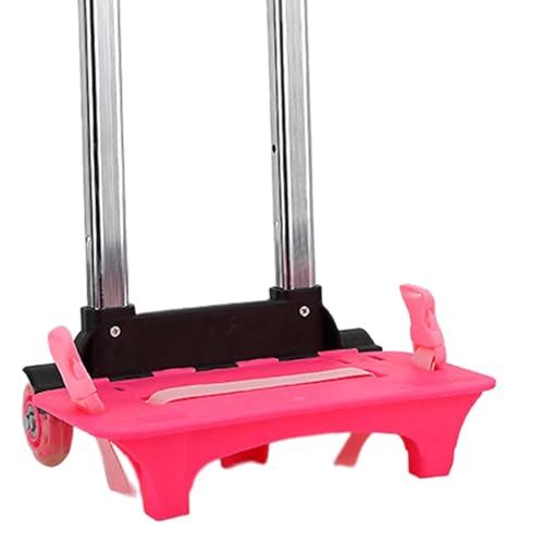 Generic Wheeled Backpack Cart for Travel And Shopping, 2 Wheel Pink4