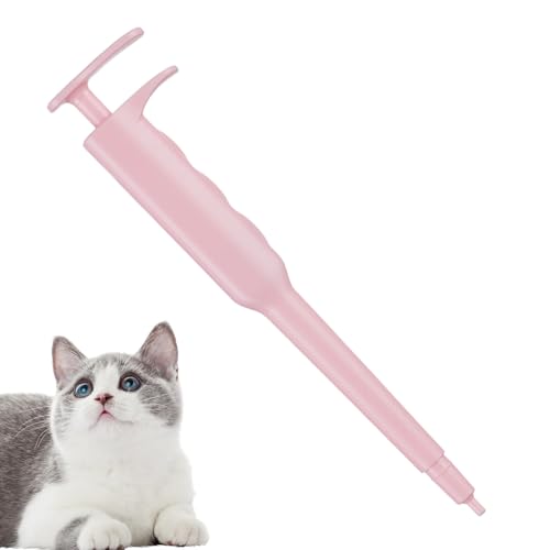 Dispensador de pastillas para animales – Dispensador portátil de tabletas para mascotas | Empujador de pastillas para cachorros – Para perros y gatos alimentación desparasitador viaje camping