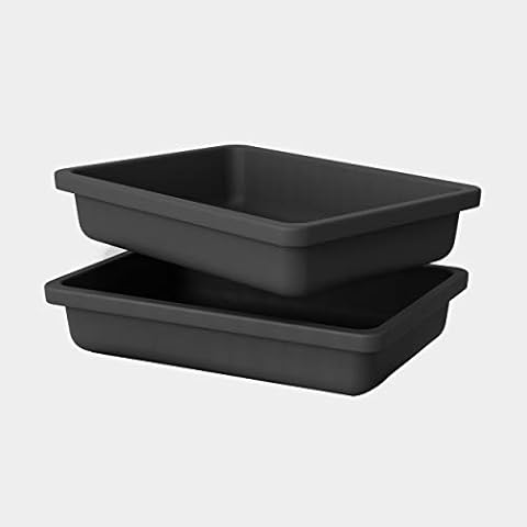 Salon Trolley Drawer Black Plastic Drawer-2PCS Cover