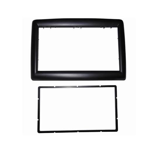 Panneau autoradio double DIN Megane 2 avec cadre d'ajustement