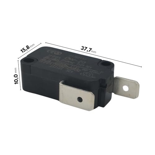 Kit 5un Chave Micro Switch Interruptor Bivolt NO Compatível com Lavajato Goodyear GY HP 8170