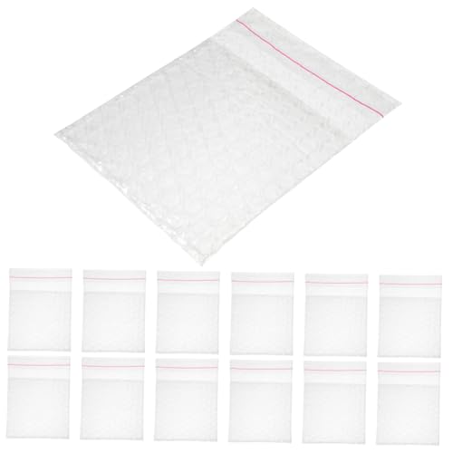 MUCKLILY Bubble Bag Bubble Pouches Wrap Self-seal Packaging Pouch Bubble Mailers Buffer Bag Self-seal Bubble Cushioning Pouches Clear Cushioning Mailers Cushioning Wrap Transparent Pe