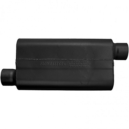 Flowmaster 943053 50 Delta Flow Muffler - 3.00 Offset In / 3.00 Offset Out - Moderate Sound, Black #TOP1