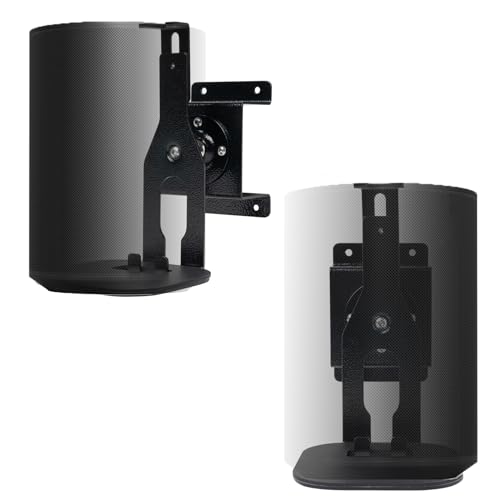 Supporto Alexa Shinar Supporto Da Parete In Metallo, Compatibile Con Sonos Era 100 Supporto Nero Sonos