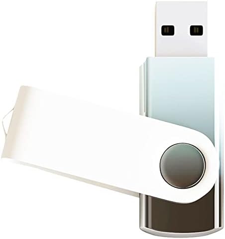 5 Pack 64GB USB Flash Drives Gradient Color USB 2.0 Memory Stick Wholesale Bulk Swivel Design Thumb Drive for Data Storage