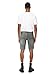 TUREFACE Grey Green Summer Denim Shorts for Men Slim Fit Lightweight Casual Fashion Washed Distressed Jean Shorts