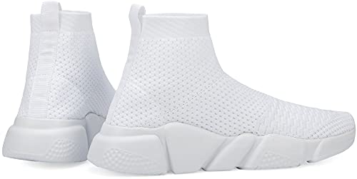 Image of Santiro Men's Running Shoes Breathable Knit Slip On Sneakers