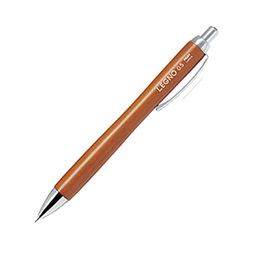 Amazon | 名入れ レグノ 木軸 シャープペン ブラウン 0.5mm HLE-1SK-BN