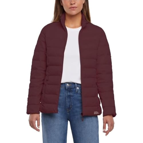 Eddie Bauer Women's Down Packable Jacket (US, Alpha, Medium, Regular, Regular, Red)