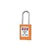 Lockout Padlock, KD, Orange, 1-7/8"H