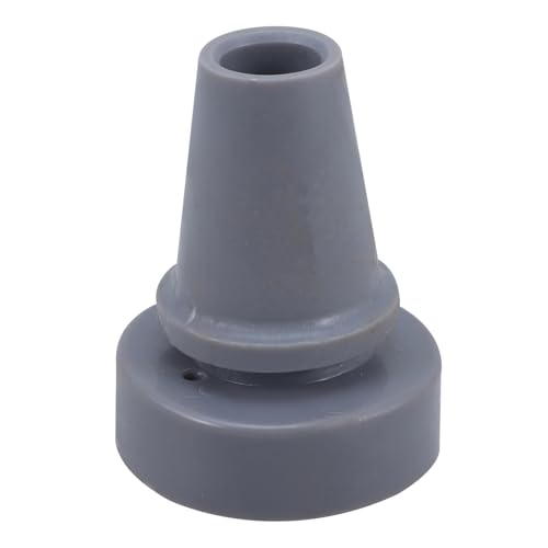 Hoement 松葉杖アクセ??サリー シート付きステッキ インフレータブル 頑丈な松葉杖のヒント 靴 折りたたみ式 登山杖フットカバー トレッキングポール滑り止めチップ プラスチック Grey