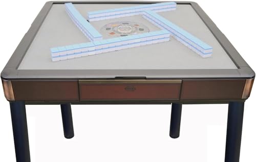 Mesa automática vintage para Mahjong, madera, 40mm miniatura 3