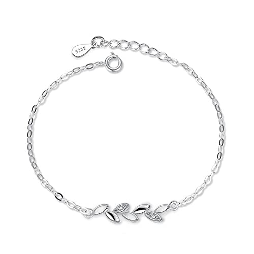 Bracelets de couple ajustés feuilles chanceux femmes mariage accessoires