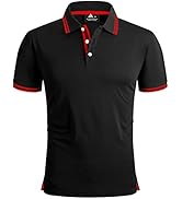 SwissWell Herren Poloshirt Kurzarm Atmungsaktiv Golf Tennis Sport Polo Sommer Freizeit T-Shirt