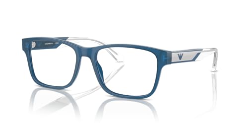 Image of Emporio Armani mens Ea3239 Rectangular Prescription Eyewear Frames