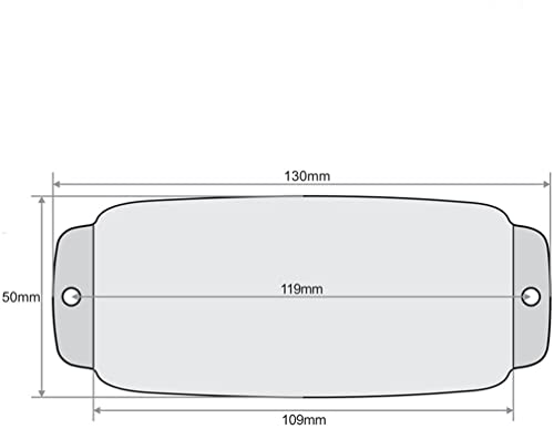 Tuoren Electric Guitar Bass Accessories Kit Protector Bridge Plate Cover And Pickup Cover With Screws Made From Stainless Steel Silver #TOP4