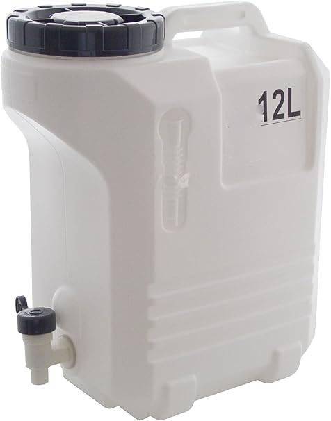 Amazon.co.jp: 水タンク ウオーターコンテナ ホワイト 12L 日本製 : スポーツ＆アウトドア