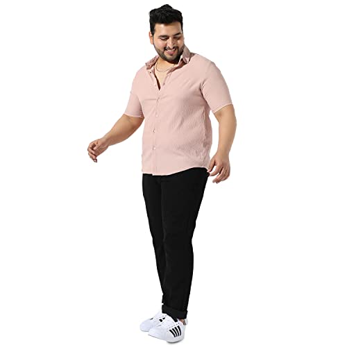 Image of Instafab Plus Men's Button Up Regular Fit Shirt for Casual Wear Modern Clothing Shirt Crafted with Regular Sleeve, Comfort Fit & High-Performance for Everyday Wear