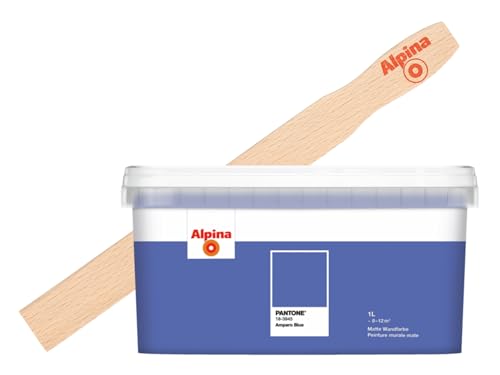 Alpina PANTONE® Amparo Blue 1 Liter mit gratis Rührholz