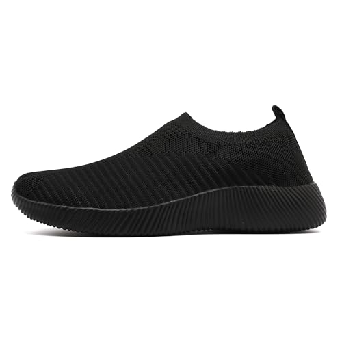 Image of DLWKIPV Womens Slip on Walking Tennis Shoes for Women Work Running Athletic Gym Sports Sneakers Lightweight Casual Shoe