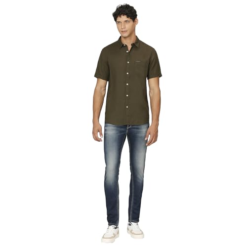 Image of Pepe Jeans Men's Cotton Regular Fit Shirt