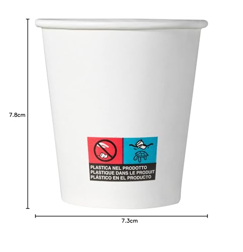 Miniatura 7 de Vasos De Papel Biodegradables Compostables Ecológicos 200 Ml Desechables Para Agua Bebidas Calientes Y Fría 1000