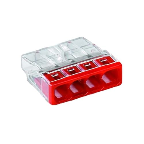 Conector de cable compacto 2273-204 con inserción rápida para 4 conductores