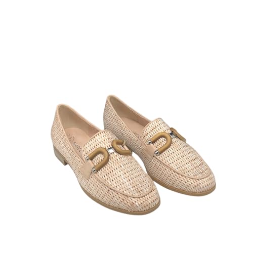 Image of MARCO TOZZI Women's Damen Slipper 2-24221-44 Loafer, Powder Pink, 6.5 UK