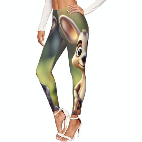 Leggings de canguro para yoga y paseo mallas de mujer EdsfFehs