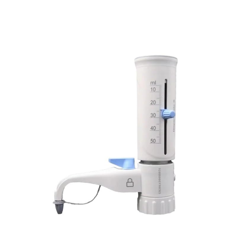 Electronic Pipette, Pipette, Bottle Top Dispenser Large Capacity 0.5-100ml Chemical Storage Laboratory Equipment,Portable Pipette Device(5.0-50ml)