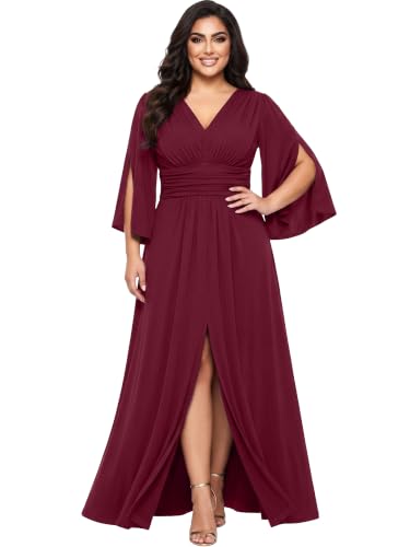 Image of KOH KOH Womens Long Bridesmaid Semi Formal Wedding Guest Maxi Dress Gown