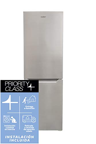 Sauber - Frigorífico Combi SC182I TOTAL Tecnología NOFROST - Eficiencia energética: A+ - 185x59,5cm - ENTREGA EN DOMICILIO