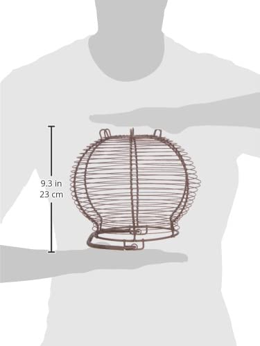 Cestino di uova in metallo