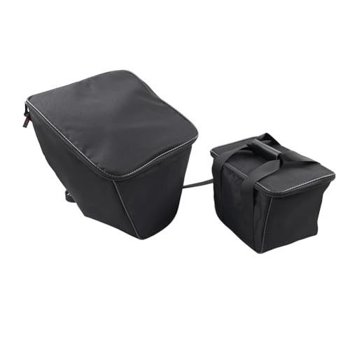 GZYF 2 Pcs Cargo Bag Front Storage Luggage Bag Large+ Small Nylon and Leather for Can Am Spyder RT/RT-L/RT-S 2020+
