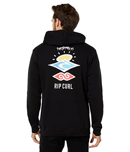 Rip Curl Search Icon Pullover Hoodie Black 2XL2