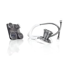 MDF Metalika ProCardial Cardiology Stethoscope +MDF Pediatric and Neonatal Attachments with Clip