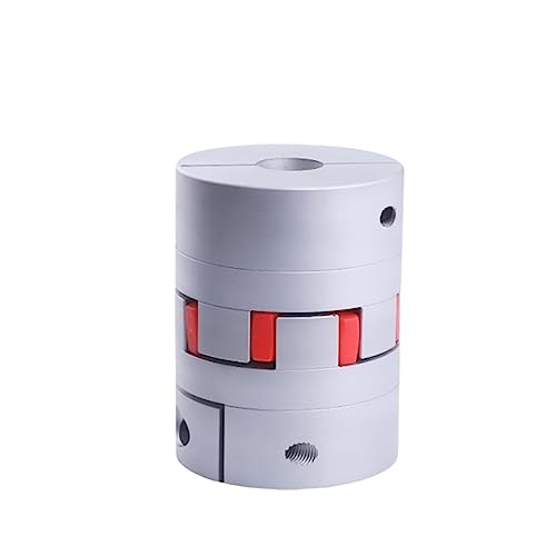 Rigid Coupling,Stainless Steel Rigid Coupling 1pcs D40L55 Aluminium Plum Flexible Shaft Coupling Motor Connector Flexible Coupler(12.7X14)