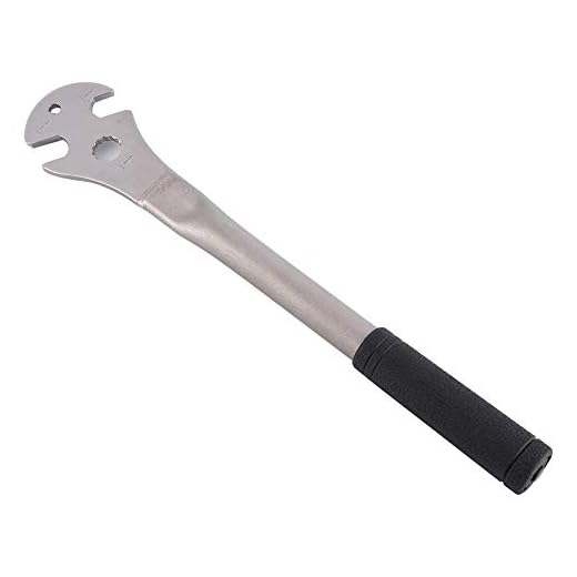 Gorgeri Pedalschlüssel, Stahllegierung 35cm Fahrrad Langgriff Fußpedal Removal Wrench Tool mit 15mm Slots