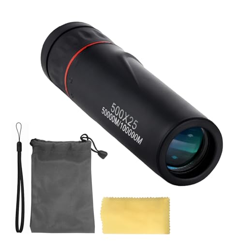 Telescopio monocular portátil de alto aumento | Telescopio portátil HD portátil portátil para senderismo, camping, conciertos, viajes, turismo, observación de aves, caza, eventos