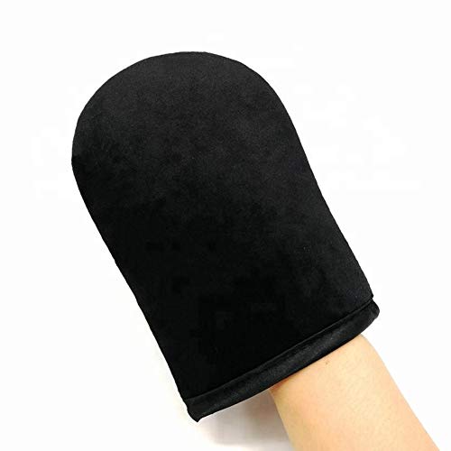 Self Tanning Mitt, Applicator Gloves for Sunless Tanner, Tanner Glove for Flawless and Streak (Black)