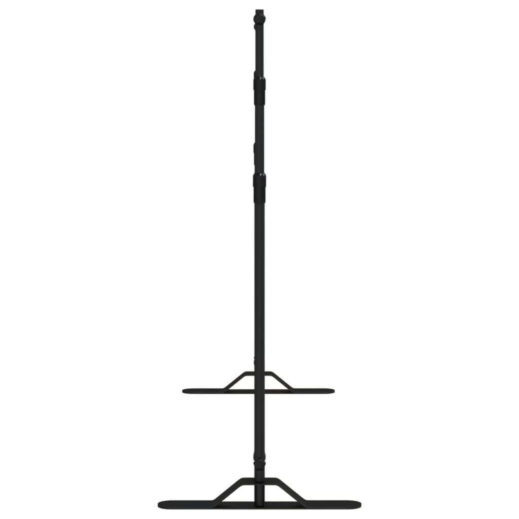 vidaXL Stojaki do tła, 2 szt., czarne, 305x243 cm, stalowe