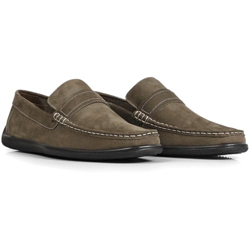 Men's Free Fly Leather Shoes – Casual and Stylish Design, 100% Genuine Leather, Air Latex Insole, Odor Control, Lightweight & Durable for All-Day Comfort and Walking2