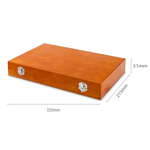 Derwent Academy Wooden Gift Box, Art Set of 30 Pencils of Colour, Watercolour and Sketching Pencil with Paper Pad and Accessories, Ideal for Drawing, Sketching & Crafts, Premium Hobbyist Quality Kit