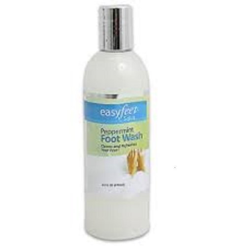 Easy Feet Spa Peppermint Foot Wash 16 Oz. Bottle (6 Pack Bundle)