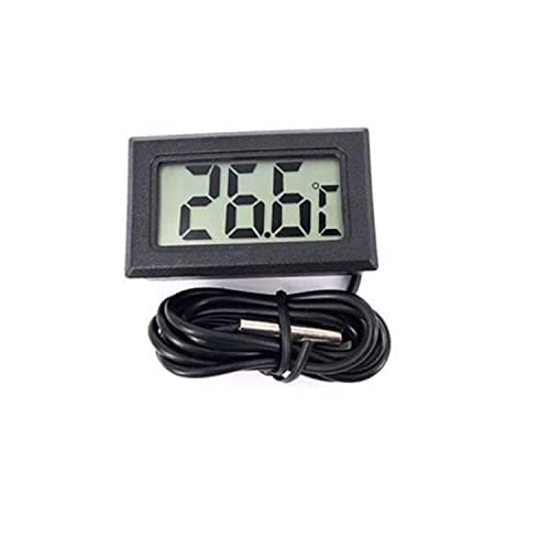 MCP Mini LCD digital thermometer sensor wired for Room temperaure Indoor Fish tank Aquarium Fridge Freezer with Batteries (B01I9PCJRO) Amazon Price History, Amazon Price Tracker
