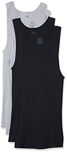 Consejos para Comprar Negro Jaspe , tabla con los diez mejores. 43 Fruit of the Loom 4P2601M Camiseta de Tirantes para Hombre, color Negro/Jaspe, S (paquete de 4)